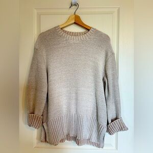 American Eagle xs cotton acrylic boxy boyfriend sweater